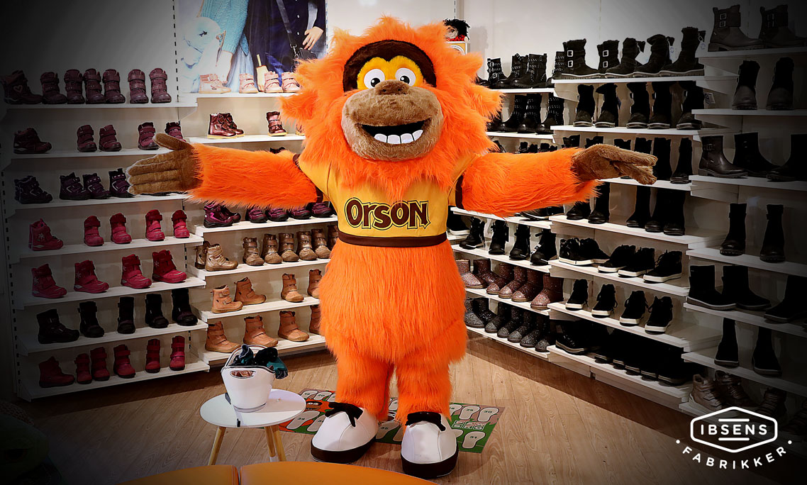 Orson, Paw Sko mascot