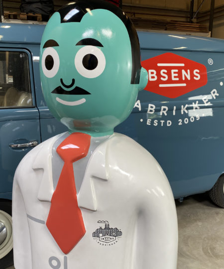 3D reklamefigur maskot