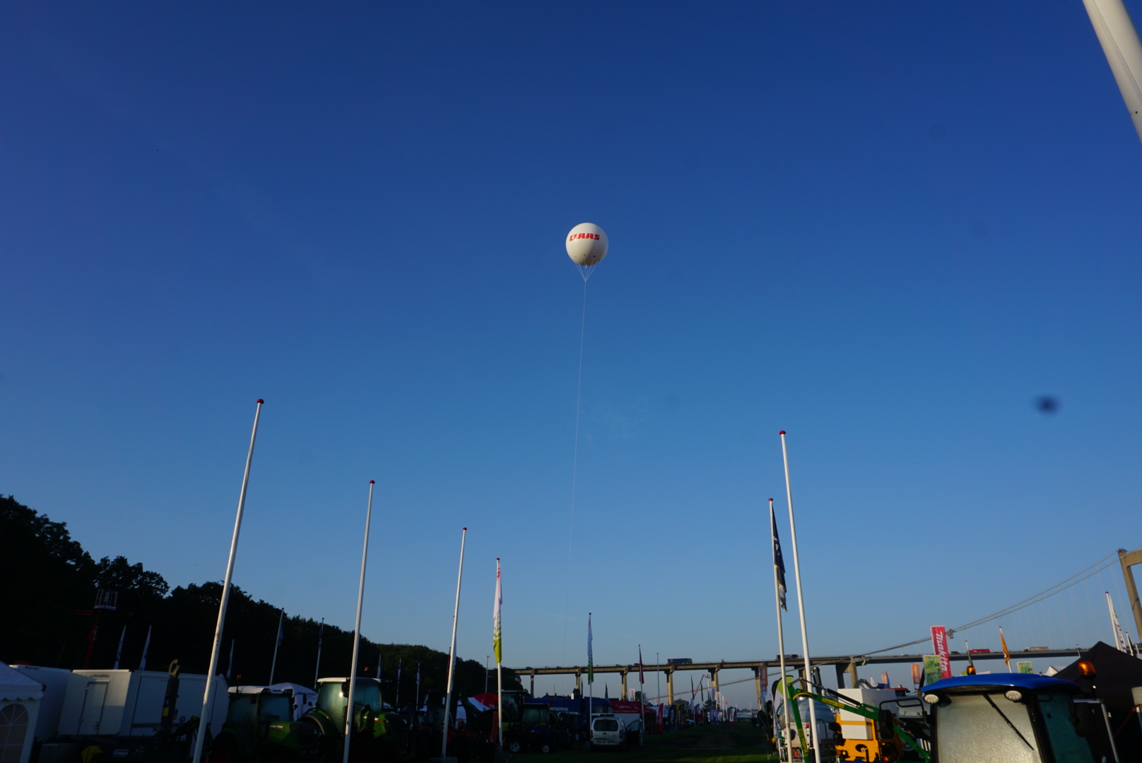 Large advertising balloon for events