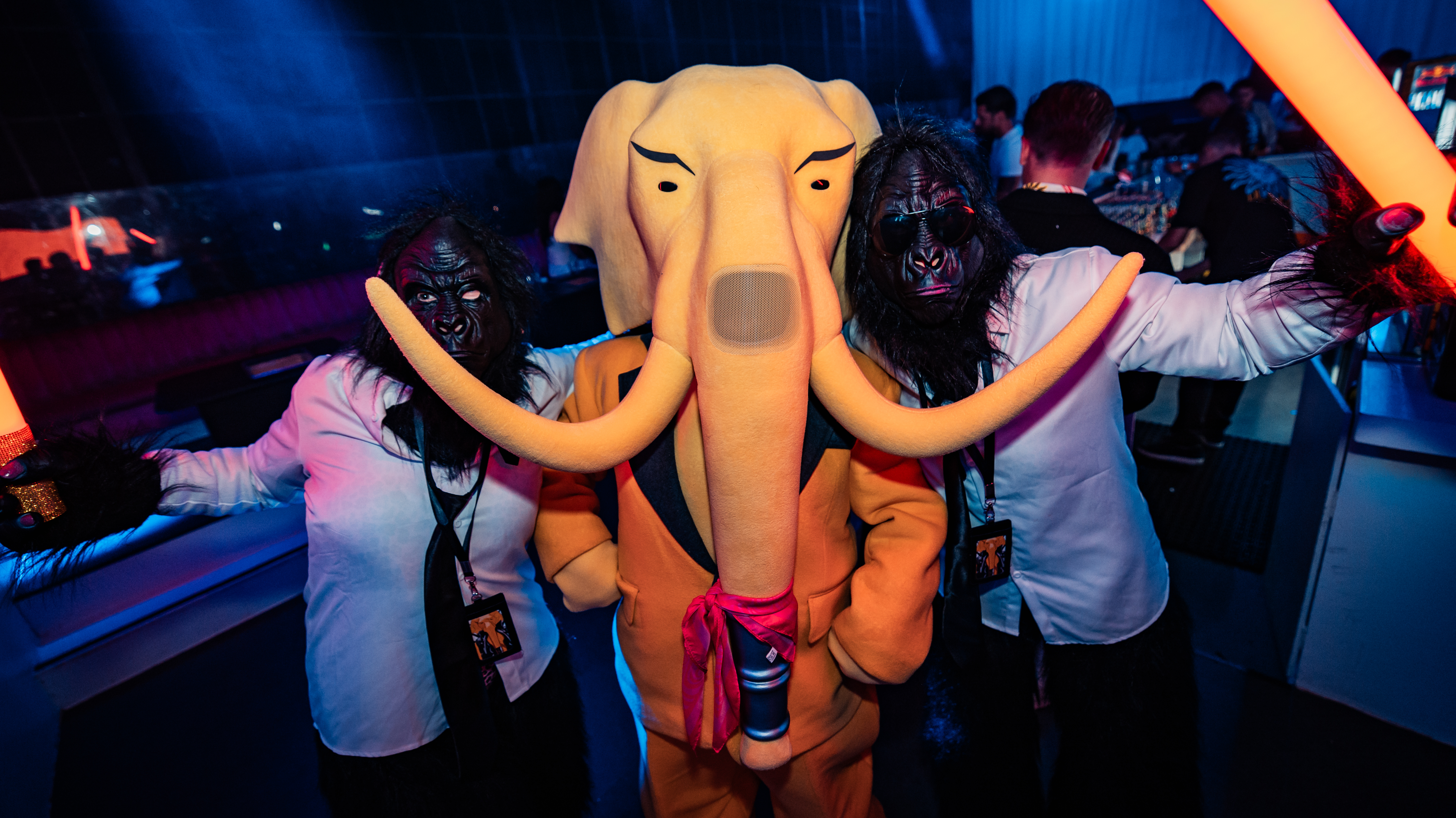 Elefant maskot - Port Du Soleil