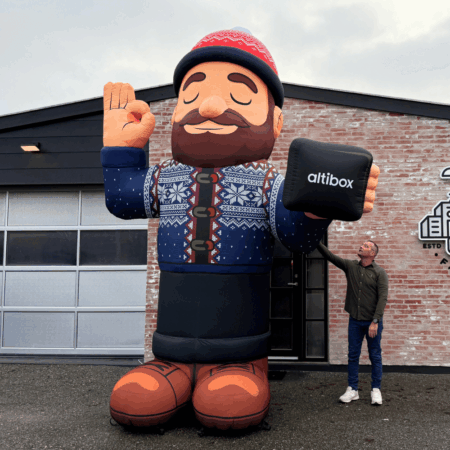 Altibox oppustelig figur